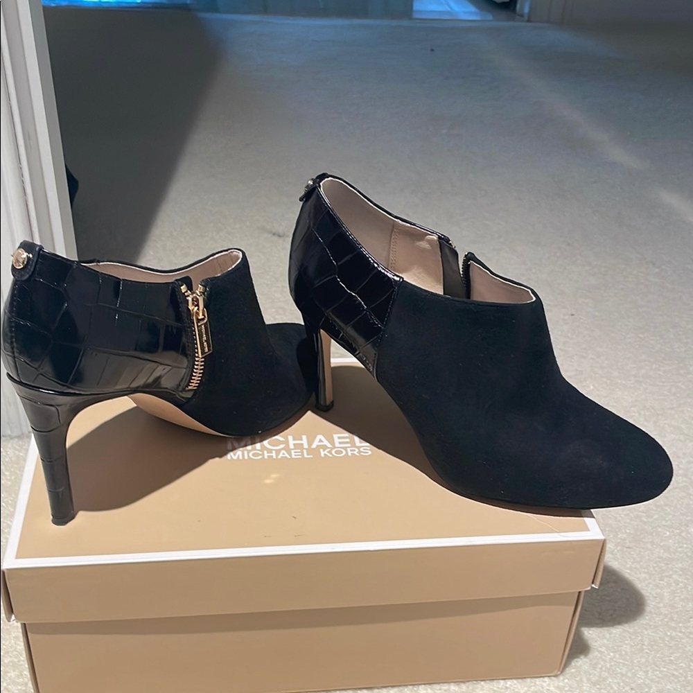 Michael Kors Black Ankle Booties